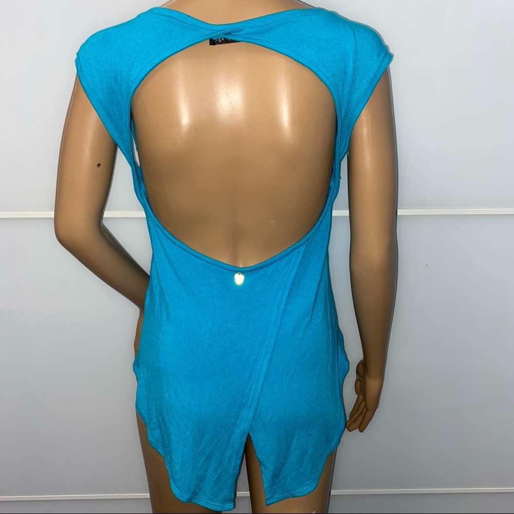 Blue Cover Up Top